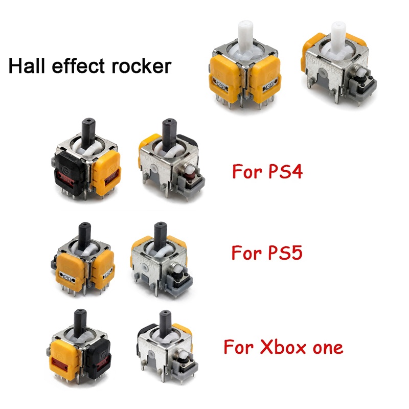 Gaming Keyboard Hall Effect - 2-10個入り ホール効果ジョイスティックポテンショメータモジュール PS5/PS4/Xbox One/Switch Proゲームパッド用 アナログサムスティック修理パーツキットセット