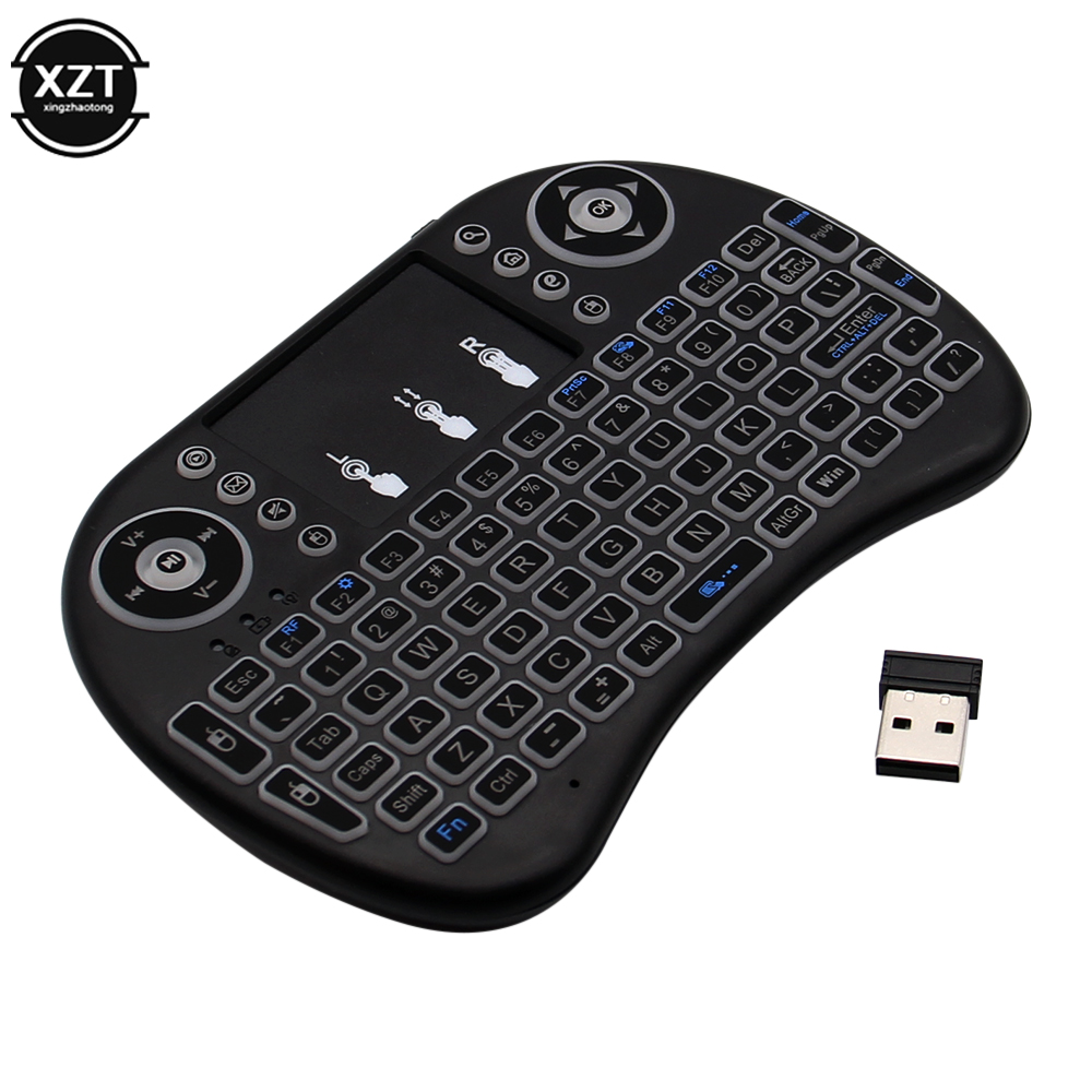 Gaming Keyboard Mechanical Wireless - ロシア語,スペイン語,ポーランド語,ポルトガル語,2.4g,空気,マウス,タッチパッド付きのリモコン,Android TVボックス,PC,i8,ミニワイヤレスキーボード用