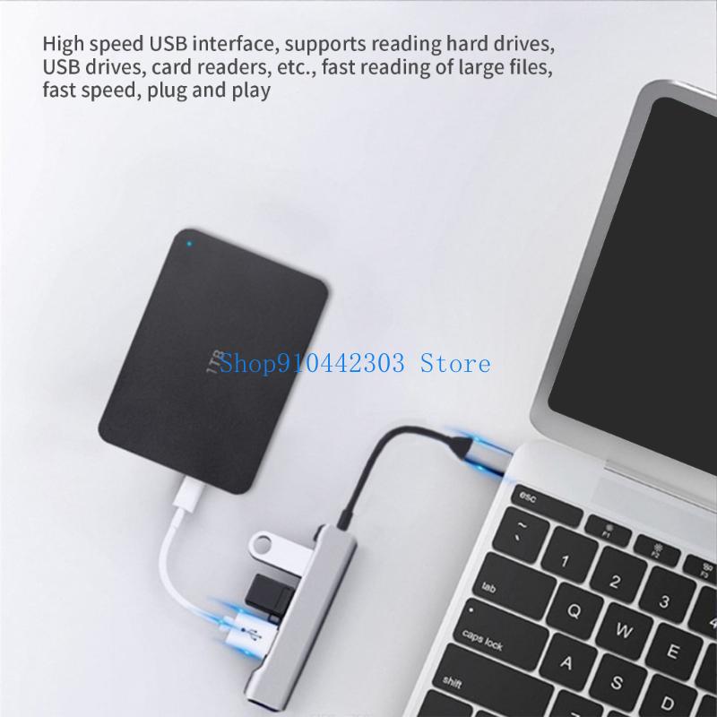 Gaming Keyboard Splitter - 652F USB C/USB ハブ 4 ポート