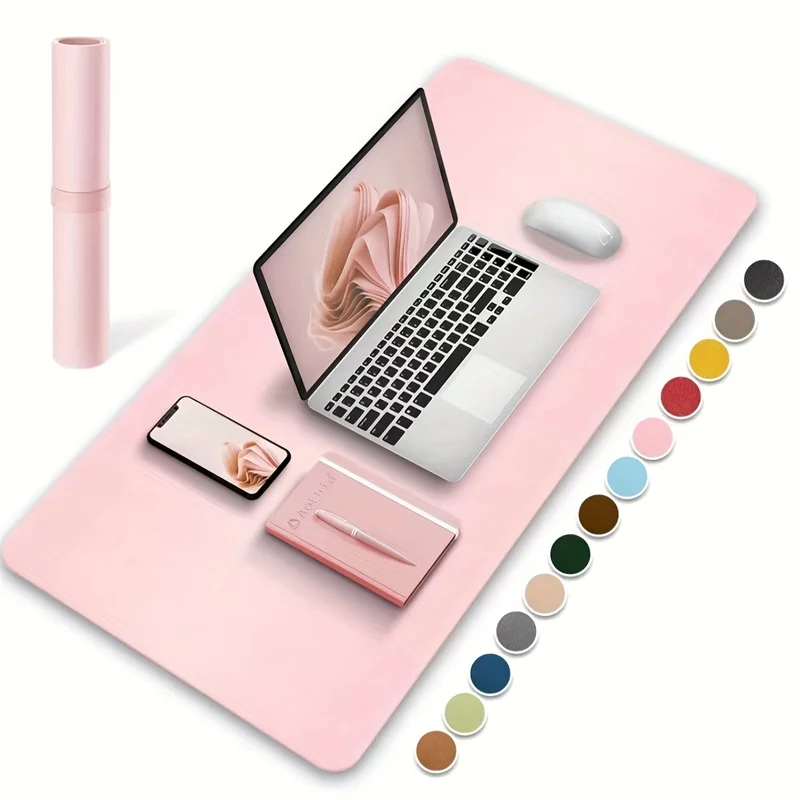 Gaming Keyboard And Mouse Pad - 1 個大サイズ 600*300 ミリメートルオフィスデスクプロテクターマット Pu レザー防水マウスパッドデスクトップキーボードデスクパッドゲームマウスパッド