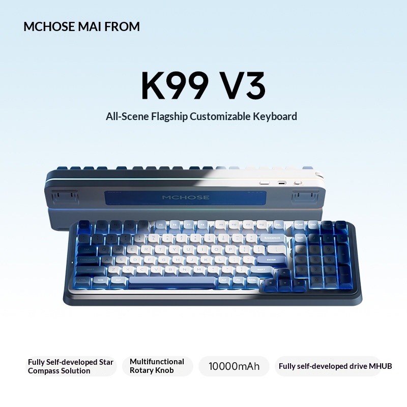 MCHOSE K99 V3 カスタマイズ可能なメカニカルキー - Gaming Keyboard Mechanical Wireless のレビューと価格