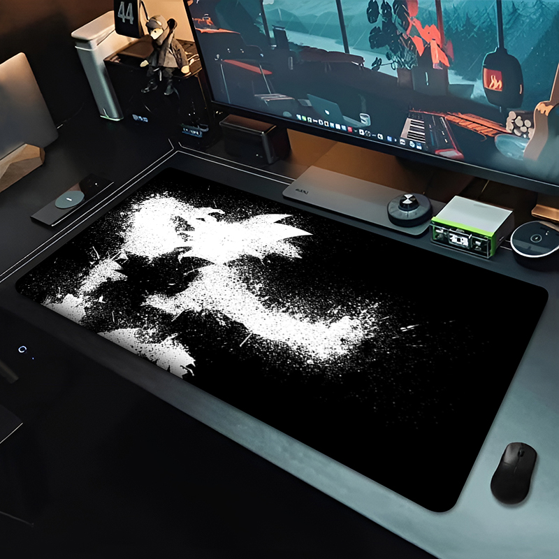 DBZ ブラックアニメマウスパッドドラゴンボール大型 PC  - Gaming Keyboard Brands のレビューと価格