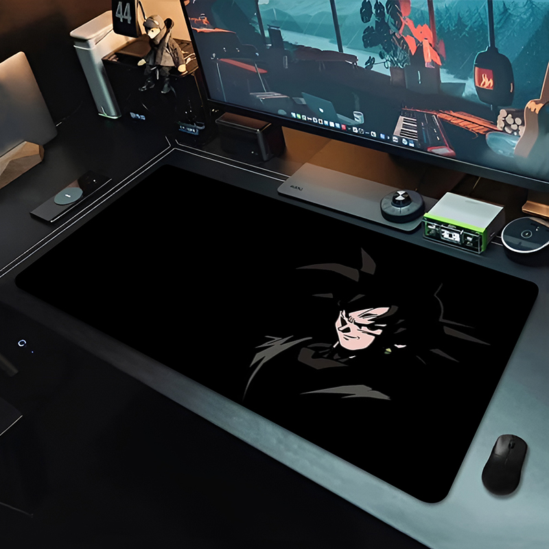 DBZ ブラックアニメマウスパッドドラゴンボール大型 PC  - Gaming Keyboard Brands のレビューと価格