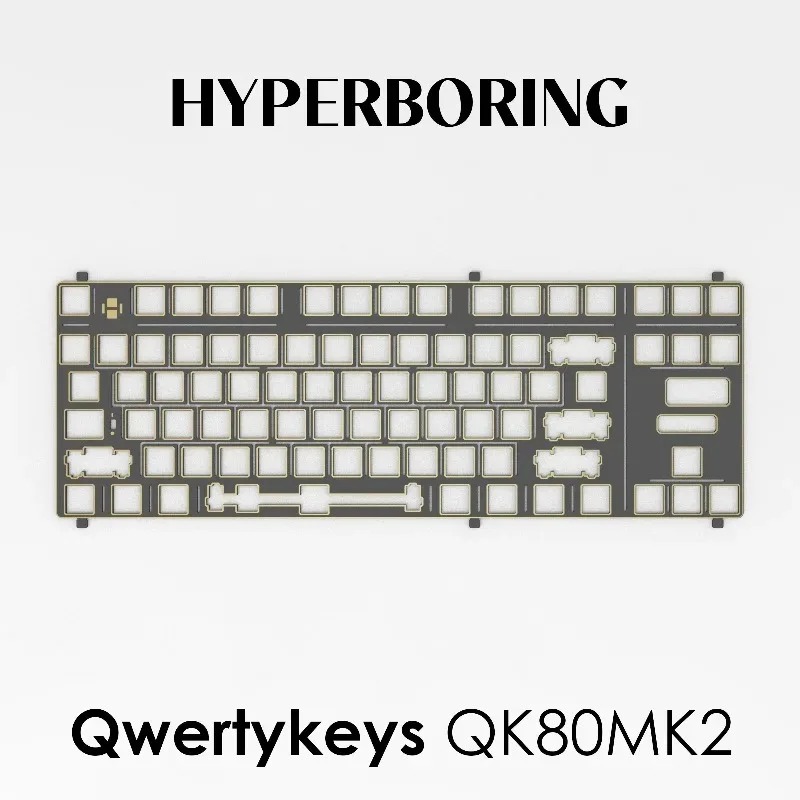 QK80MK2 メカニカルキーボードポジショニングプレート  - Gaming Keyboard Ergo のレビューと価格