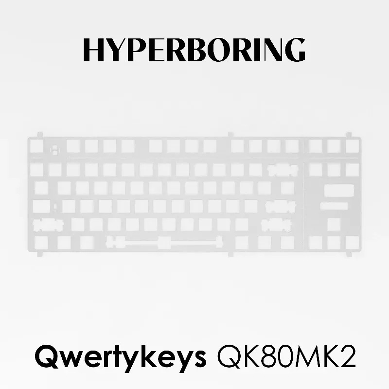 QK80MK2 メカニカルキーボードポジショニングプレート  - Gaming Keyboard Ergo のレビューと価格