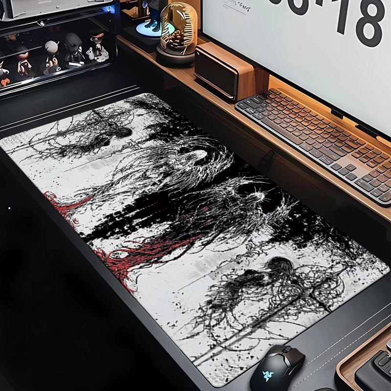 ダークエンジェルアートデザイン大型サイズ滑り止めゴム製マウス - Gaming Keyboard And Mouse Pad のレビューと価格
