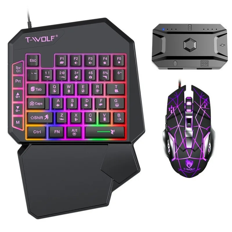 5 in 1セット 35キー 片手ミニゲーミングキーボード  - Gaming Keyboard 1 Hand のレビューと価格