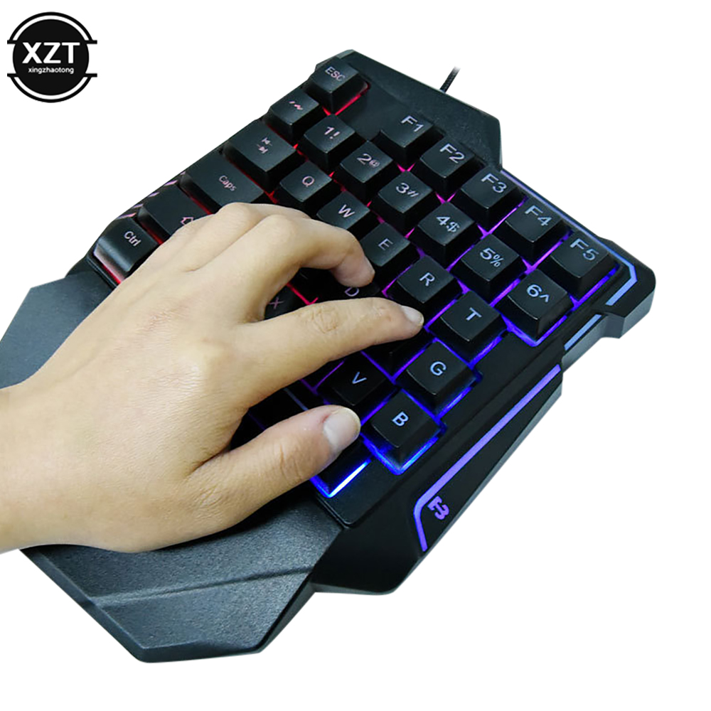 USB 片手キーボード ゲーム用メカニカルフィールキーボード - Gaming Keyboard 1 Hand のレビューと価格