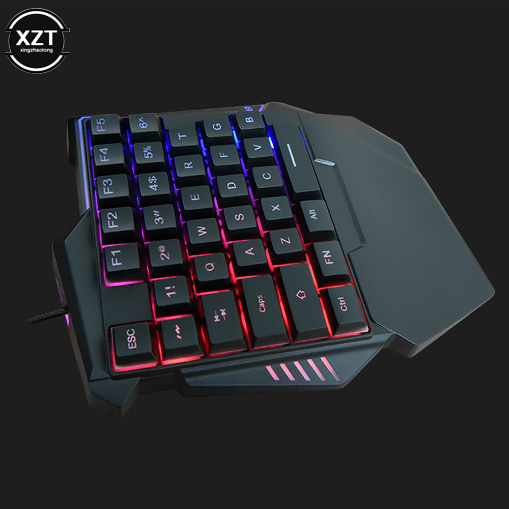 USB 片手キーボード ゲーム用メカニカルフィールキーボード - Gaming Keyboard 1 Hand のレビューと価格