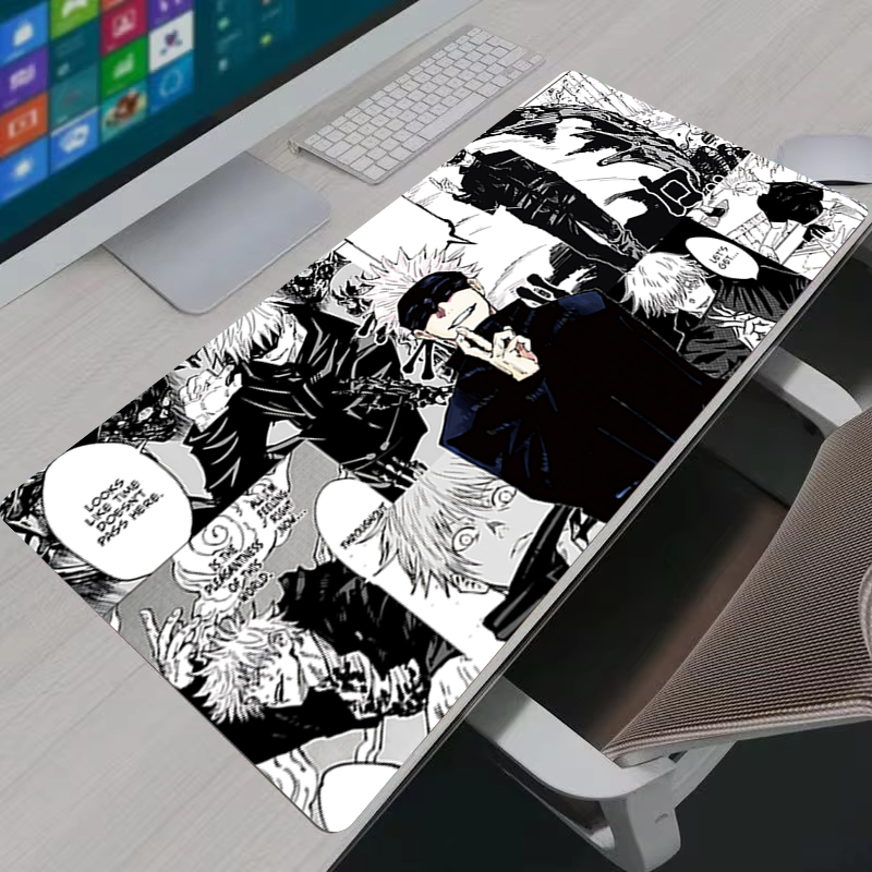 マウスパッドクールアニメ呪術廻戦五条悟大型ゲーミングマウスパ - Gaming Keyboard Brands のレビューと価格
