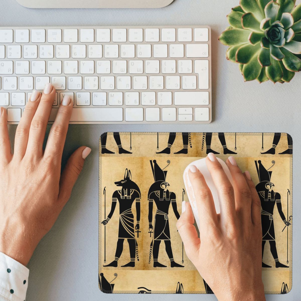古代エジプトの神ホルスとアヌビスエジプトのファラオマルチサイ - Gaming Keyboard Egypt のレビューと価格