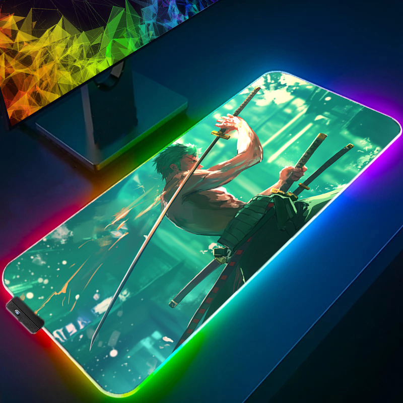 ワンピースゾロマウスパッド RGB ゲームアクセサリー Ga - Gaming Keyboard Brands のレビューと価格