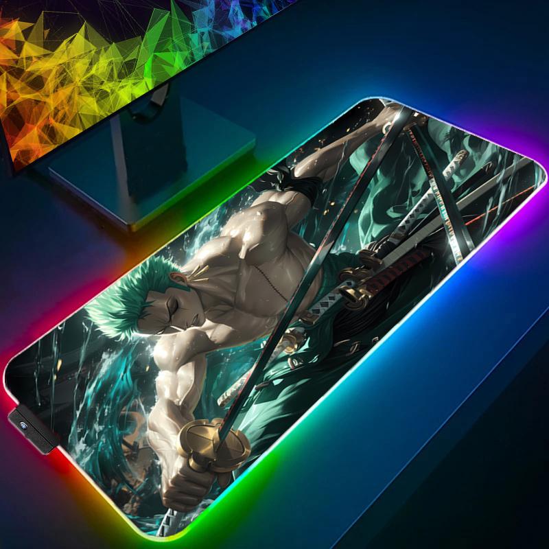 ワンピースゾロマウスパッド RGB ゲームアクセサリー Ga - Gaming Keyboard Brands のレビューと価格