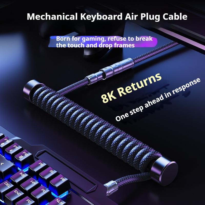 Eary 1.2m コイル状キーボードケーブル USB to - Gaming Keyboard Ergo のレビューと価格