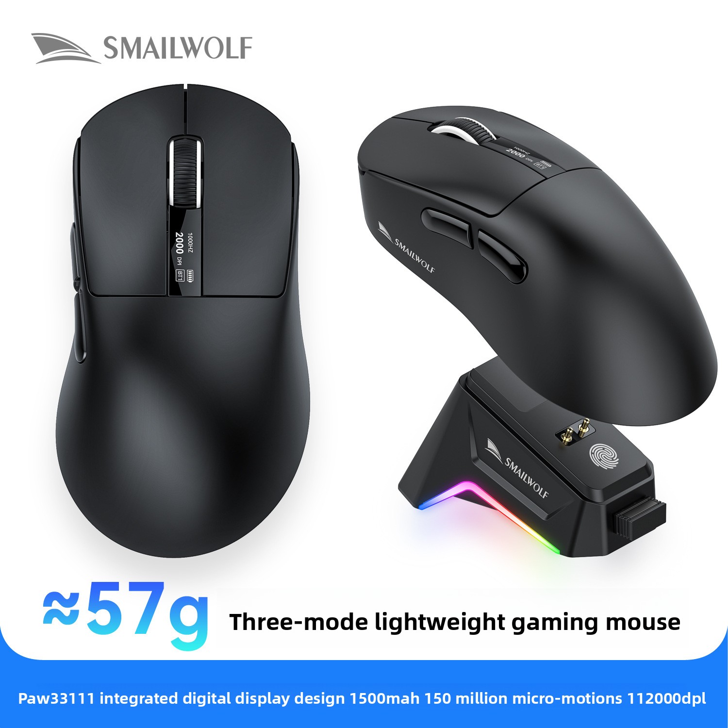 ワイヤレス Bluetooth ゲーミングマウス RS7、P - Gaming Keyboard 1 Hand のレビューと価格