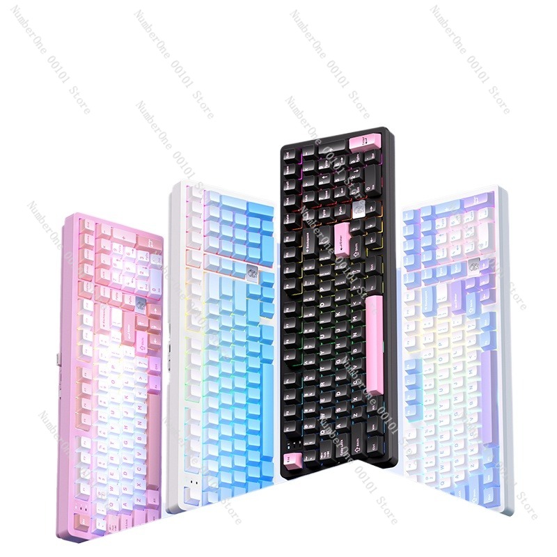 アルミニウム合金メカニカルキーボード、ワイヤレス3モードBl - Gaming Keyboard Mechanical Wireless のレビューと価格