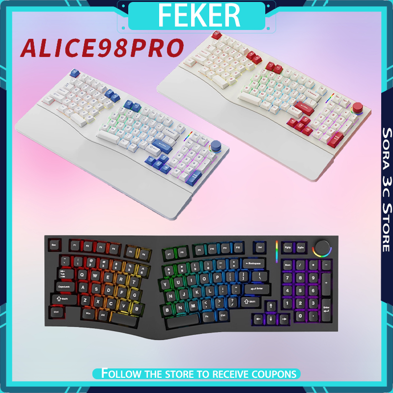 FEKER Alice98pro メカニカルキーボード エイ - Gaming Keyboard Ergo のレビューと価格