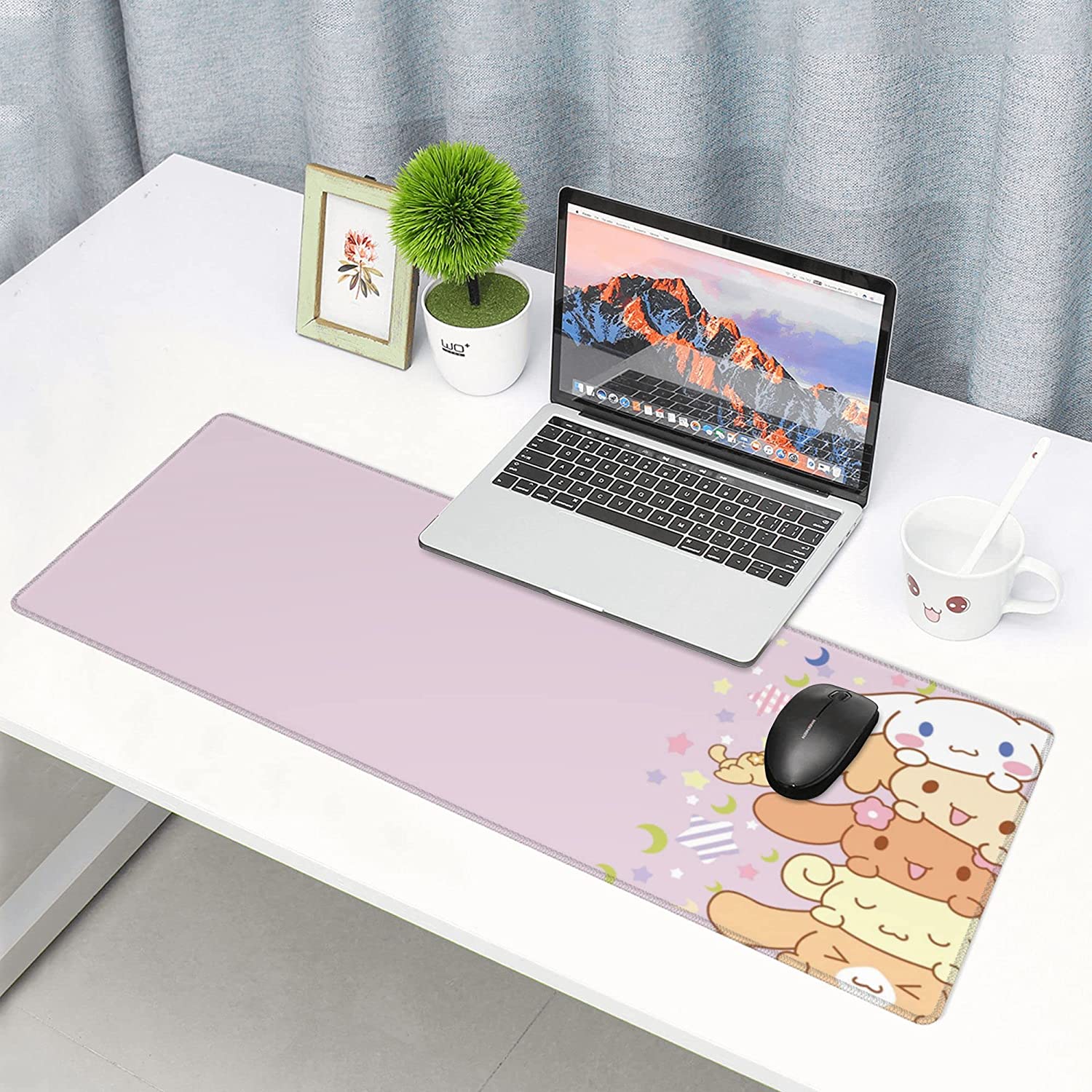 Kawaii-大型犬用マウスパッド,滑り止め,長持ち,防水, - Gaming Keyboard And Mouse Pad のレビューと価格