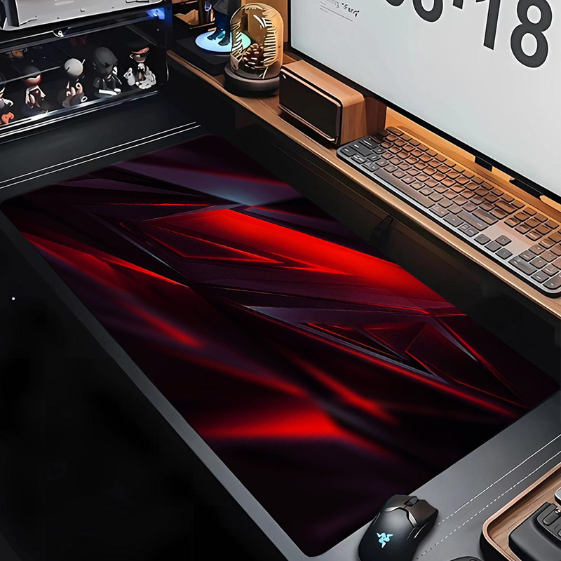 マウスカーペット マウスパッド ゲーマー 3D エッジ コー - Gaming Keyboard And Mouse Pad のレビューと価格